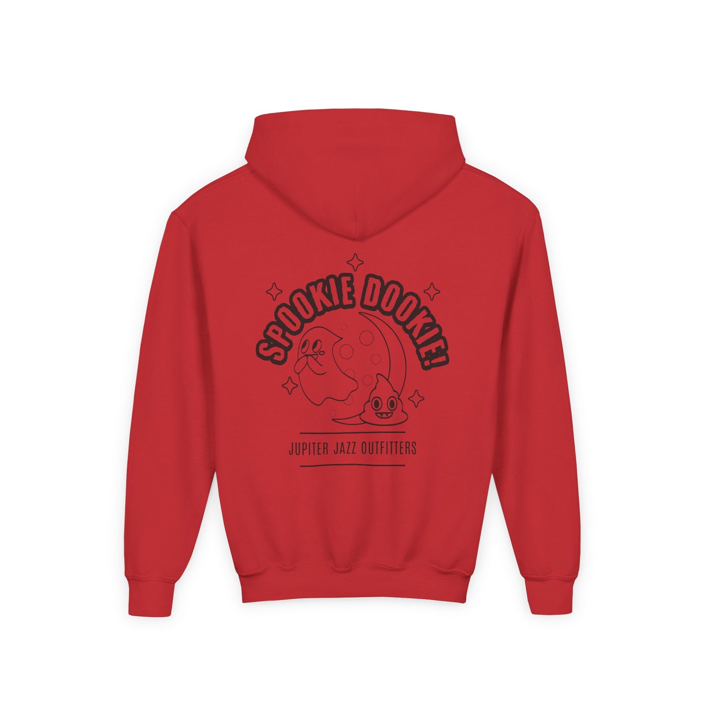 Funny Youth Hoodie, Spookie Dookie Sweatshirt, Cute Kids Apparel, Gift for Halloween, Youth Graphic Hoodie, Fun Layering Piece