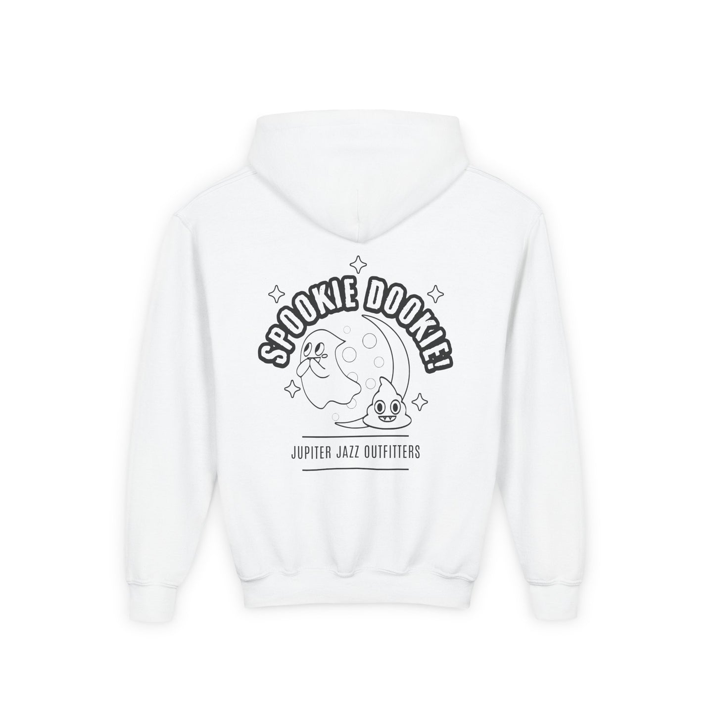 Funny Youth Hoodie, Spookie Dookie Sweatshirt, Cute Kids Apparel, Gift for Halloween, Youth Graphic Hoodie, Fun Layering Piece