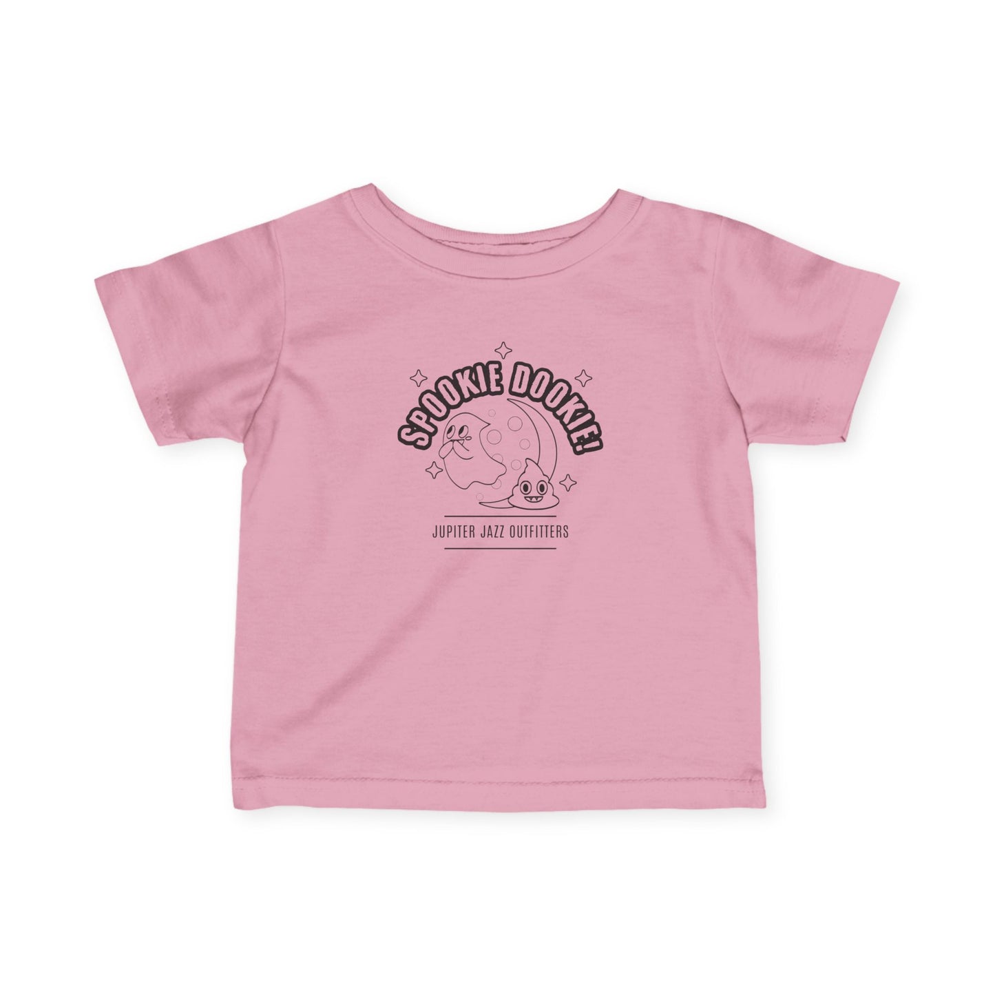 Funny Infant Tee for Toddlers, Cute Baby Shirt, Spookie Dookie Baby Clothes, Halloween Tee, Gift for New Parents