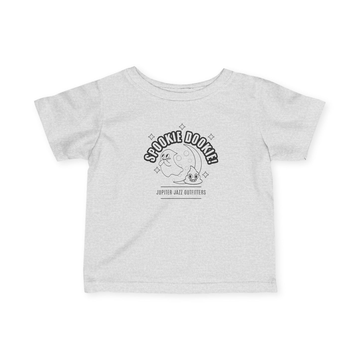 Funny Infant Tee for Toddlers, Cute Baby Shirt, Spookie Dookie Baby Clothes, Halloween Tee, Gift for New Parents