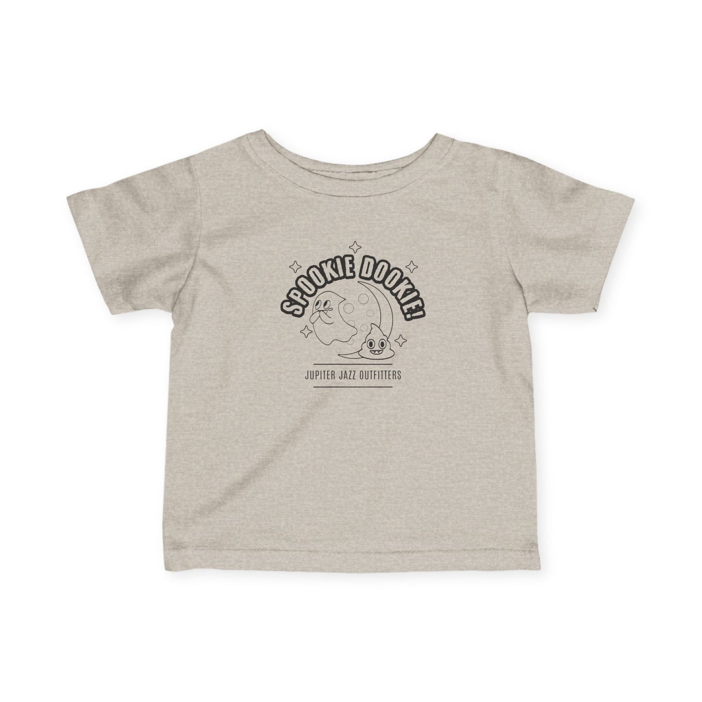 Funny Infant Tee for Toddlers, Cute Baby Shirt, Spookie Dookie Baby Clothes, Halloween Tee, Gift for New Parents