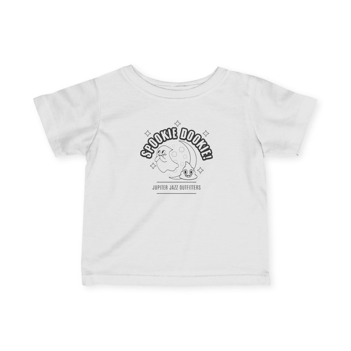 Funny Infant Tee for Toddlers, Cute Baby Shirt, Spookie Dookie Baby Clothes, Halloween Tee, Gift for New Parents