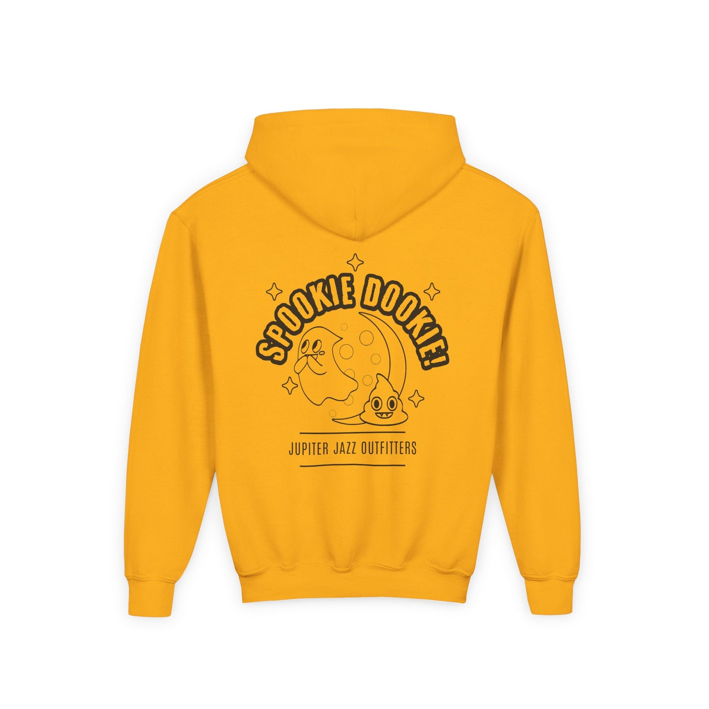 Funny Youth Hoodie, Spookie Dookie Sweatshirt, Cute Kids Apparel, Gift for Halloween, Youth Graphic Hoodie, Fun Layering Piece