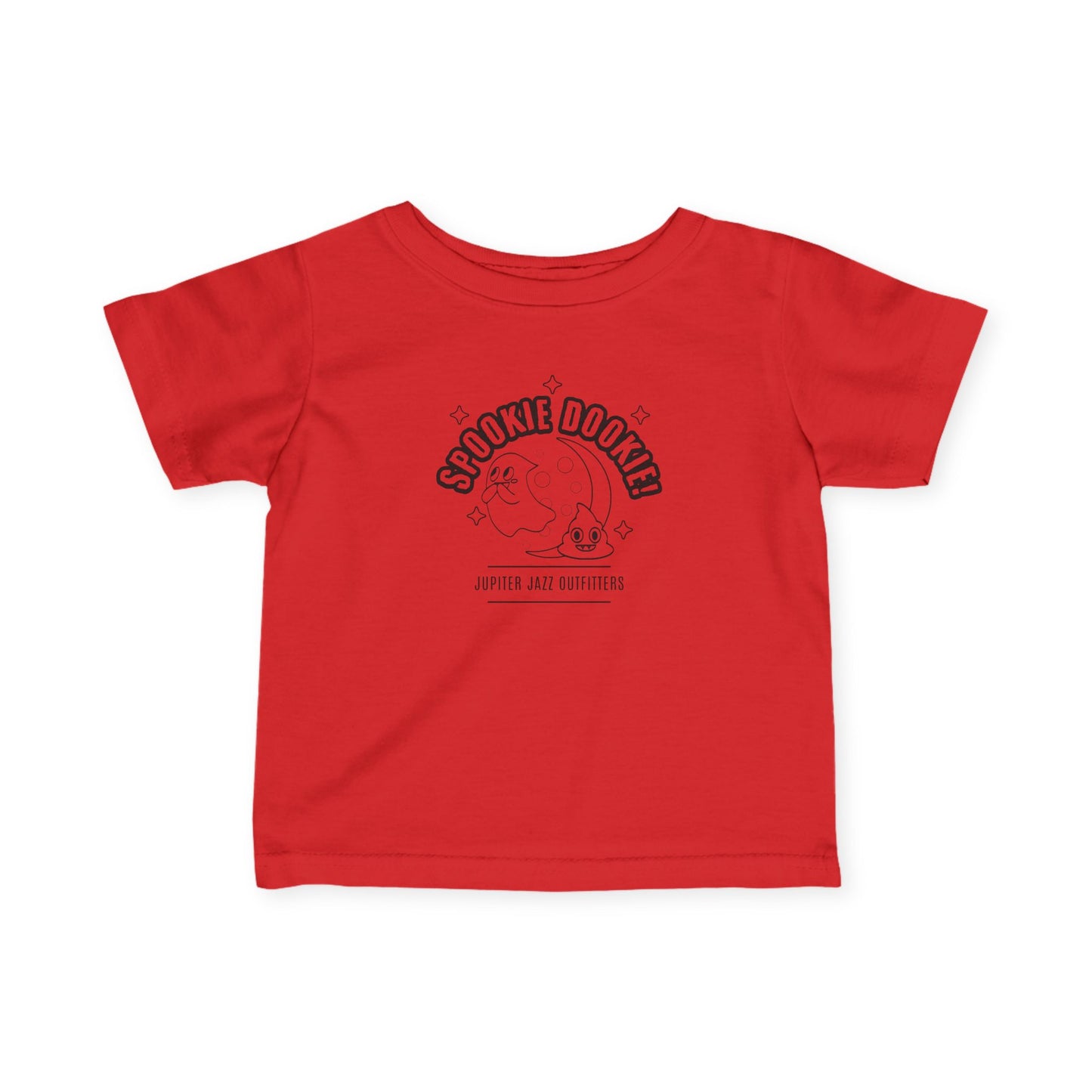 Funny Infant Tee for Toddlers, Cute Baby Shirt, Spookie Dookie Baby Clothes, Halloween Tee, Gift for New Parents
